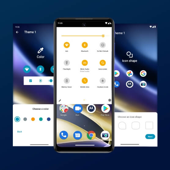 With My UX, control your phone with simple gestures, customize your entertainment settings, and create a look that’s all you.